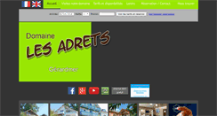 Desktop Screenshot of chalets-adrets.net